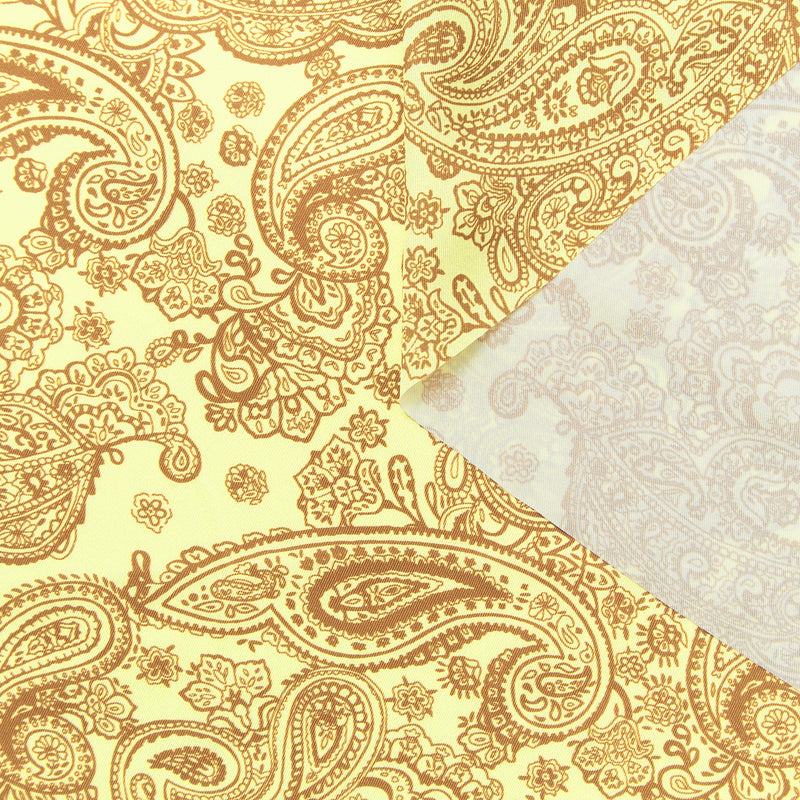 T23W06001 | Sergé Imprimé Paisley