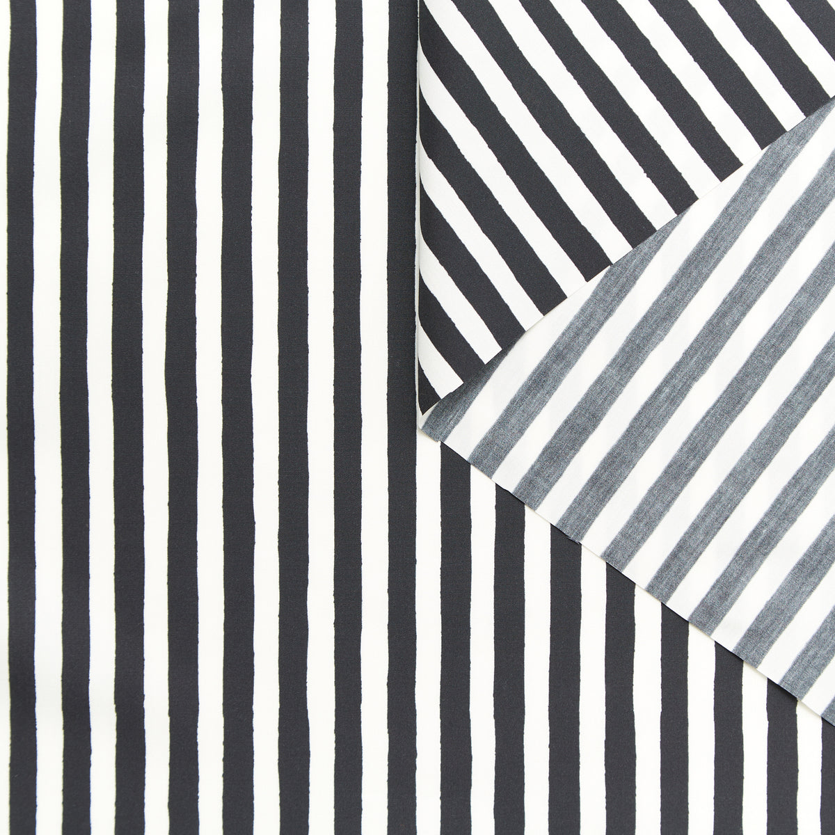 T24B08942 | Stripe 10mm Cotton & Silk Poplin