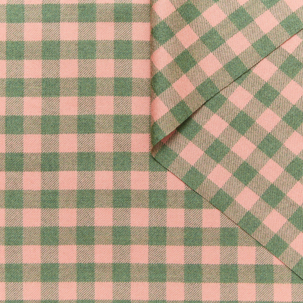 T24K08675 | Flannel de Laine à Carreaux