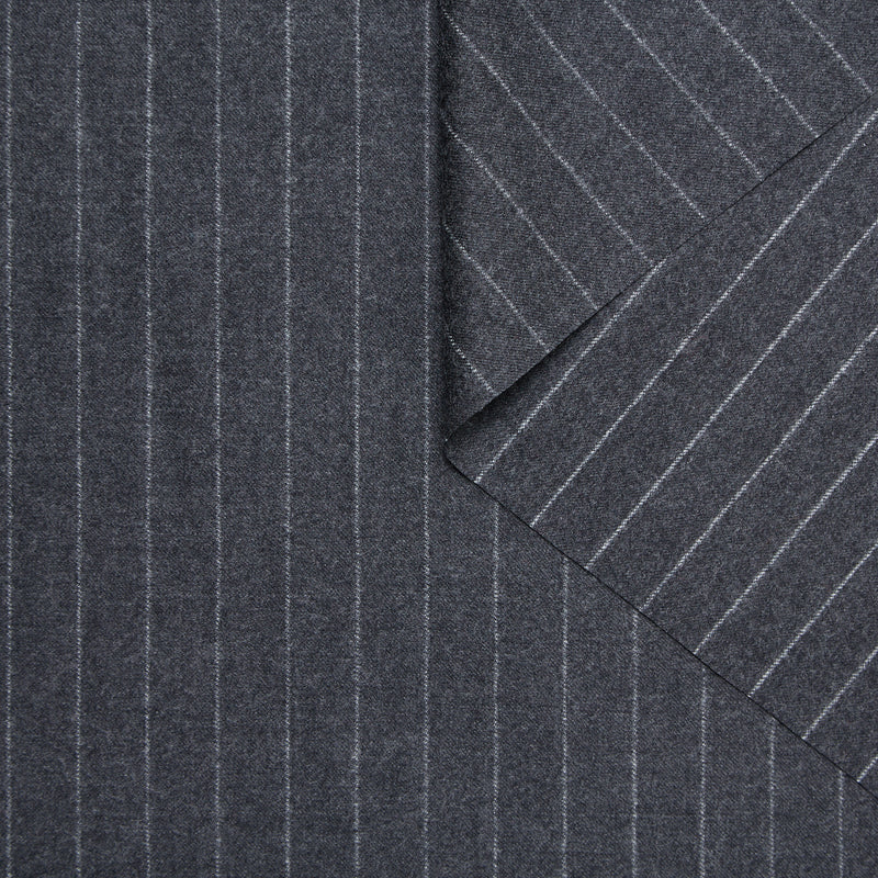 T24K08700 | Pinstripe Wool Flannel