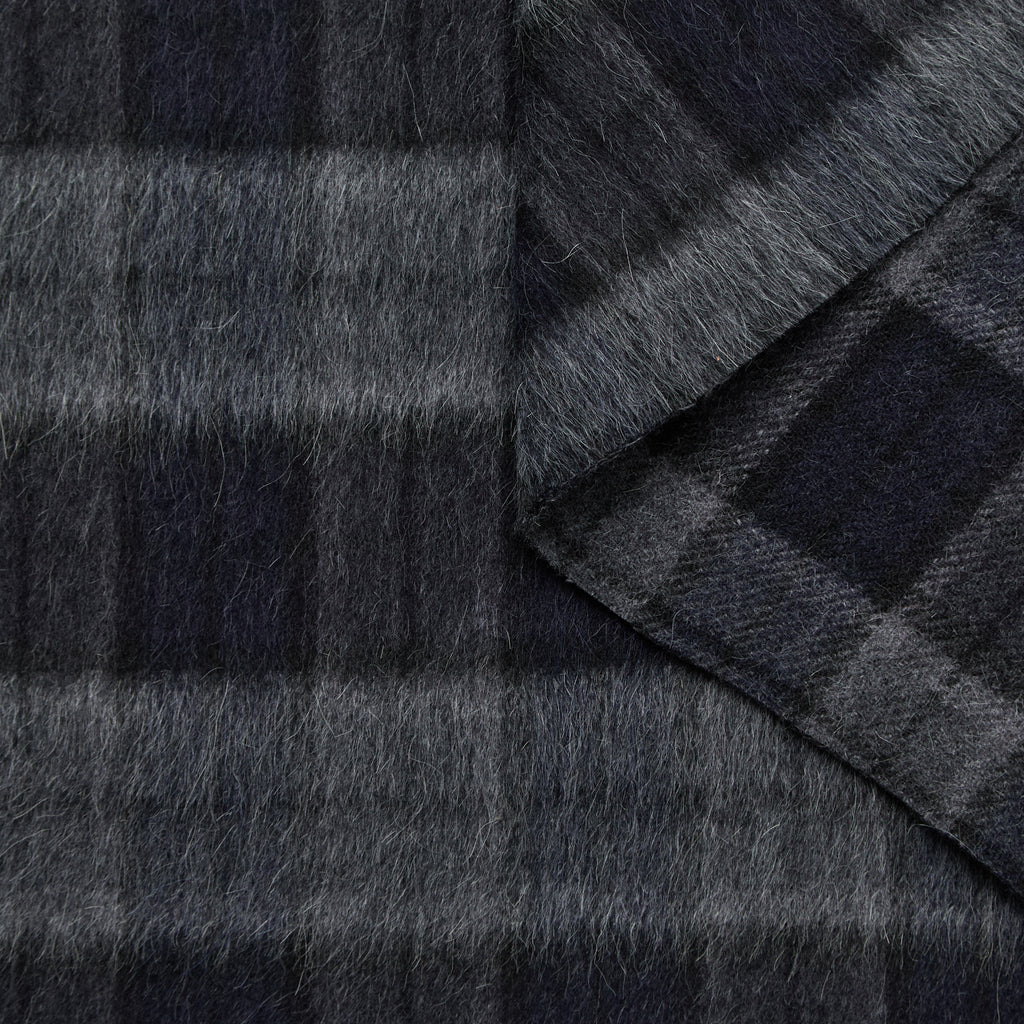 T24M10011 | Tartan Duveteux Séparable en Laine & Lama