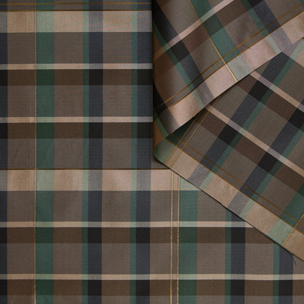 T24M10273 | Tartan Taffetas Lurex