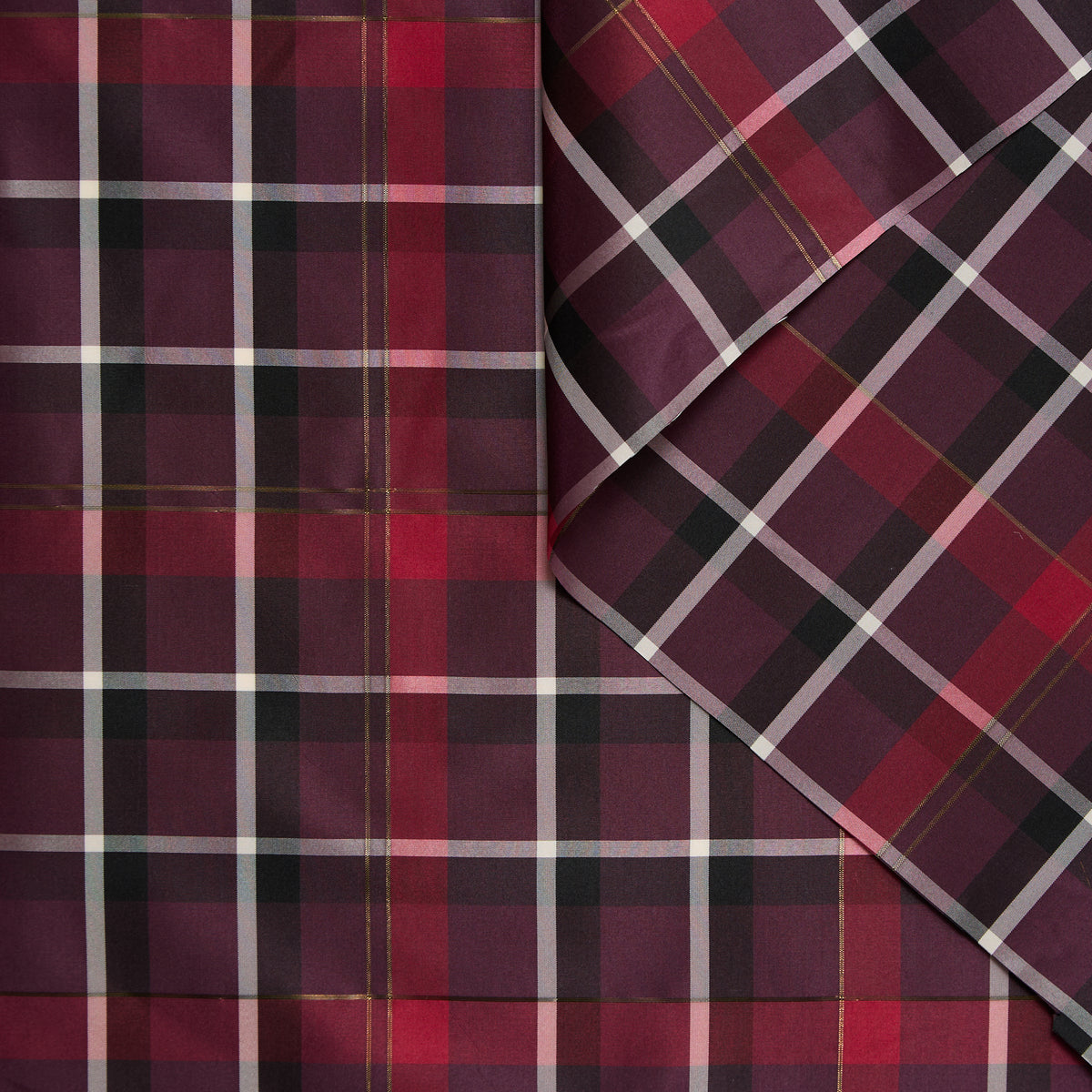 T24M10273 | Tartan Taffetas Lurex