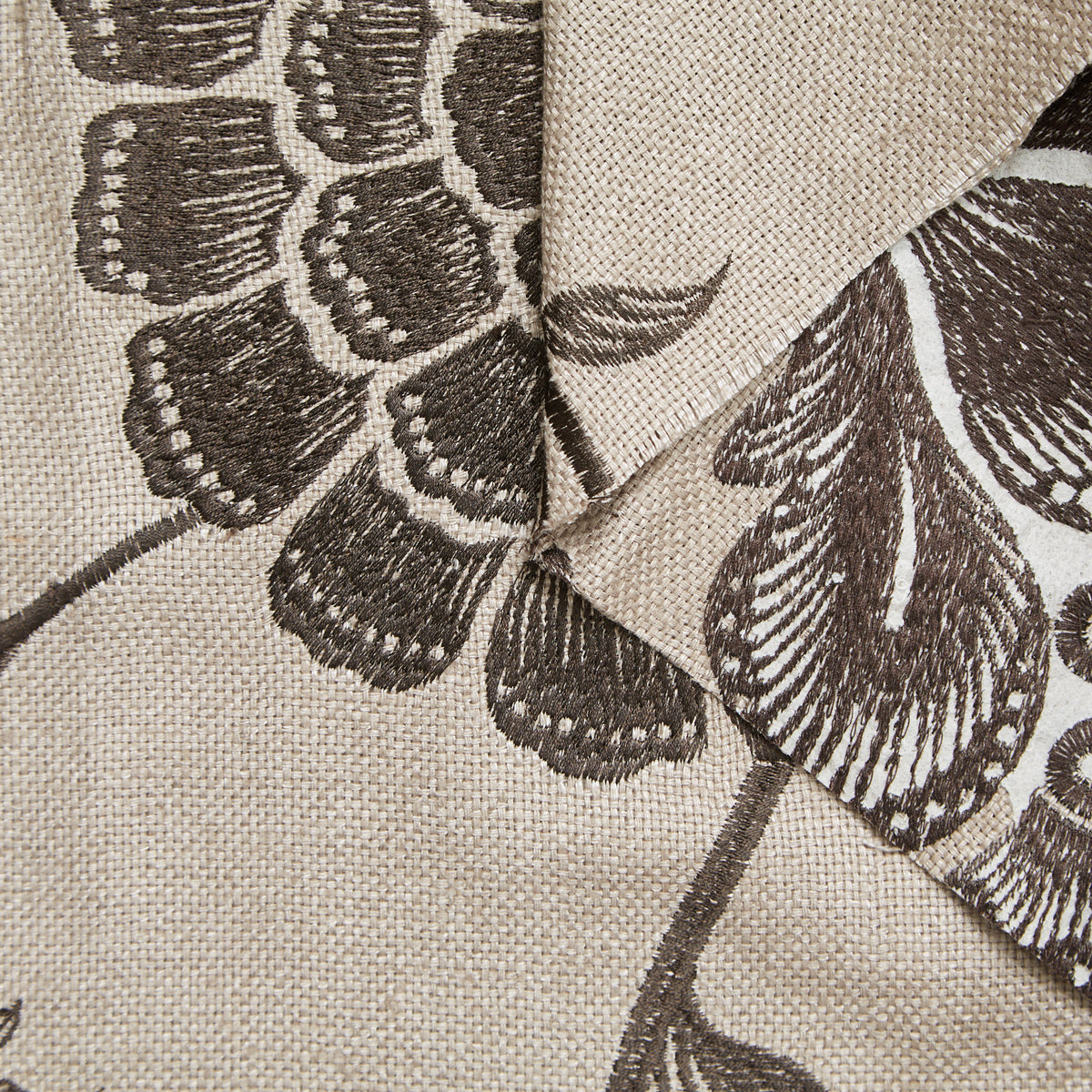 T24Q06534 | Embroidered Silk & Viscose Panama